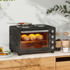 Mini trouba 28 l 2600 W | černá č.1