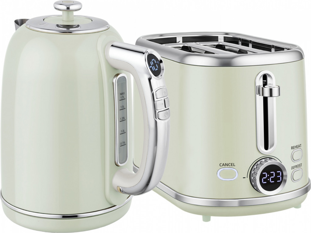 Sada rychlovarné konvice a topinkovače | šedé