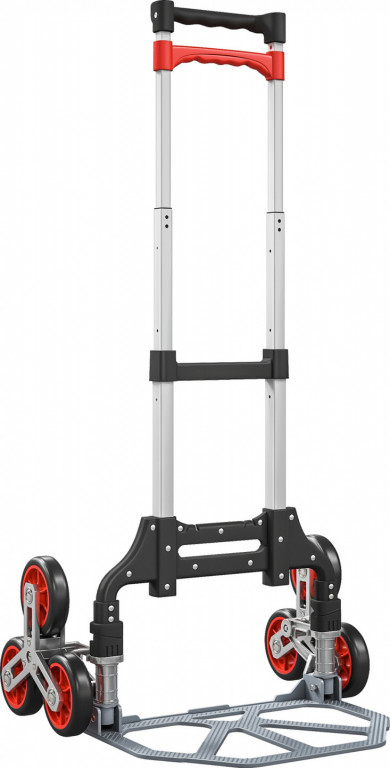 Skládací schodolez se 6 koly | červený
