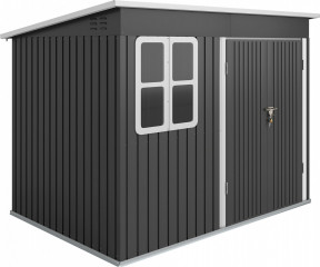 Kůlna na nářadí 260 x 177 x 190 cm | tmavě šedá č.1