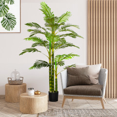 Umělá dekorativní palma 190 cm | zelená č.1