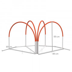 Sada pro agility | oranžová+ bílá č.3