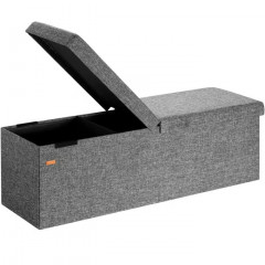 Úložná lavice 115x38x38cm | tmavě šedá č.2