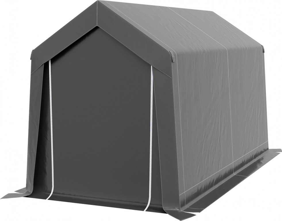 Garážový stan 2,1 x 3,6 x 2,35 m | tmavě šedý