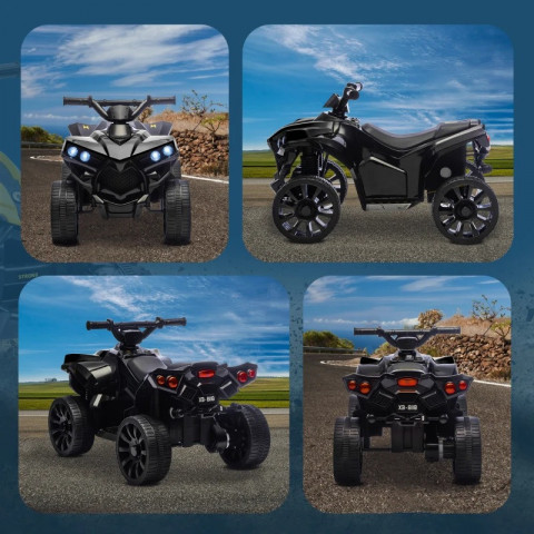 Elektrická čtyřkolka pro děti | černá č.2