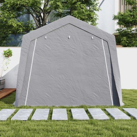 Nepromokavý garážový stan, 300 x 447 x 255 cm | světle šedý č.3