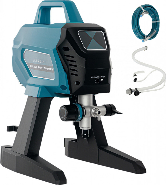 Malířská elektrická stříkací pistole s otočnou tryskou | modrá