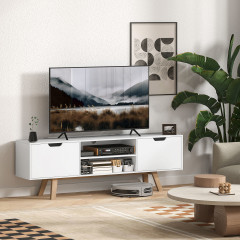 Elegantní TV stolek 150 x 39 x 50 cm | bílý č.1
