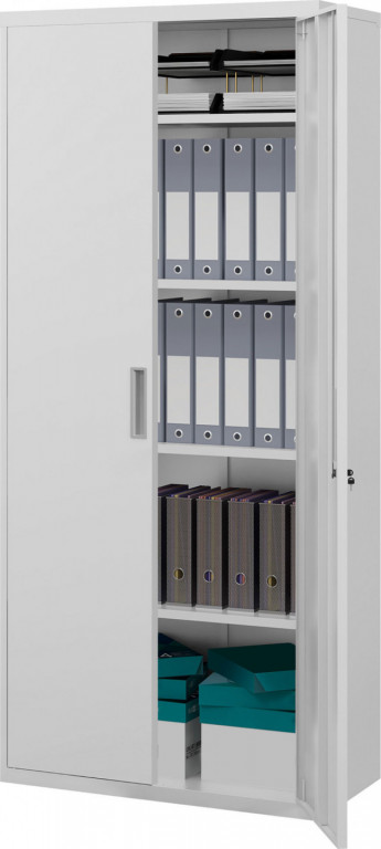 Skříň na dokumenty 80 x 40 x 180 cm | bílá