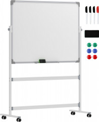 Magnetická Tabule 120x90 cm – S Fixem a Stěrkou | bílá č.1