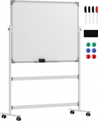 Magnetická Tabule 120x90 cm – S Fixem a Stěrkou | bílá č.3