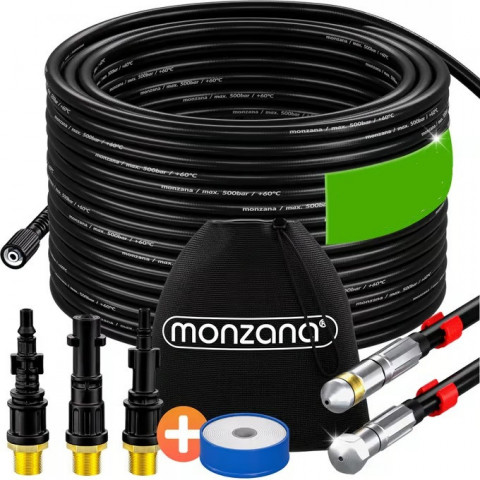 5dílná sada na čištění odpadů 30 m | černá č.2