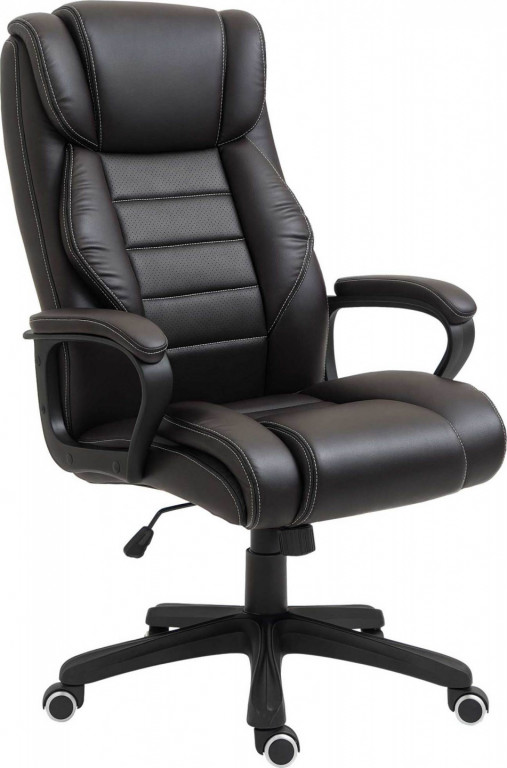 Manažerská židle s vibrační masáží | hnědá