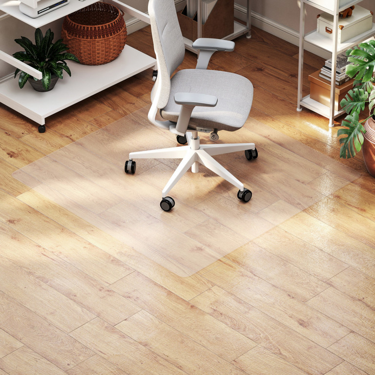 Ochranná podložka pod kancelářské židle 120 x 120 cm | transparentní