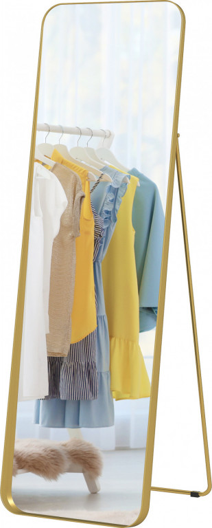 Celoplošné zrcadlo 160 x 50 cm | zlaté