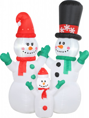 Nafukovací sněhulák, 1,8 m | vícebarevný č.3