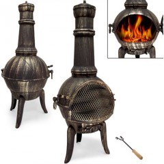 Zahradní litinový krb Chimenea č.3