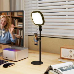 Stolní lampa s držákem na telefon | černá č.1