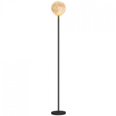 Stmívatelná stojací lampa | bílá + černá č.1
