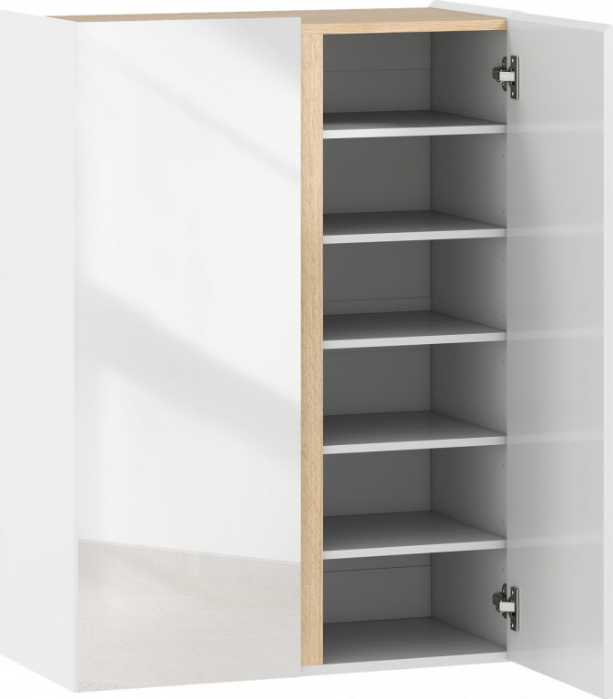 Botník se 6 nastavitelnými přihrádkami | bílý