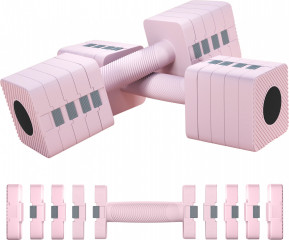 Činky 2x5 kg | růžové