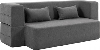 2místná rozkládací pohovka | šedá č.1