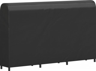 Kovový stojan na palivové dřevo, 199 x 30 x 121 cm | černý Kovový stojan na palivové dřevo, 199 x 30 x 121 cm | černý