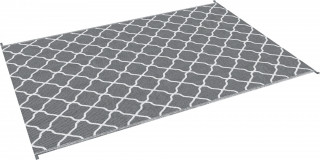 Oboustranný koberec 2,74 x 1,82 m | šedo-bílý č.1