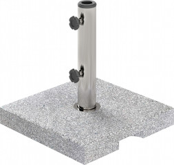 Stojan na slunečník ze žuly | šedý č.1