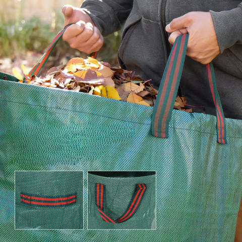 Zahradní pytle 3x120 litrů | zelené č.4