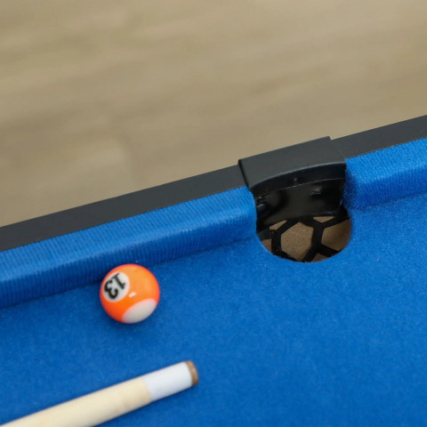 Multiherní stůl 5 v 1, 91 x 45,5 x 76 cm | modrý + černý č.7