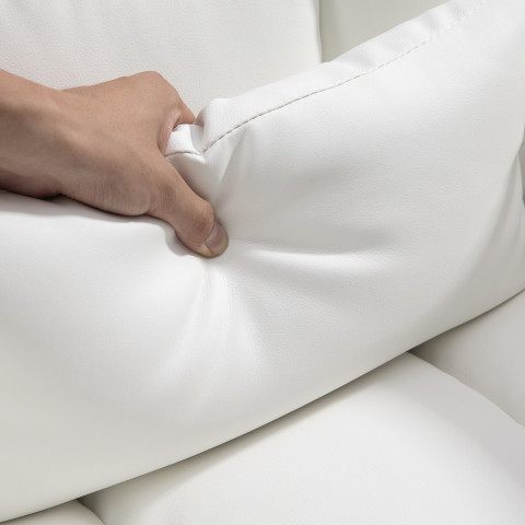 Ergonomická kancelářská žide s funkcí polohování | bílá č.5