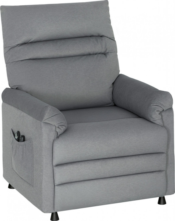 Elektrické relaxační masážní křeslo s funkcí vyhřívání | šedé