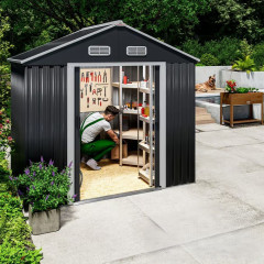 Zahradní domek 196x132x188cm | antracit