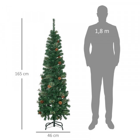 Umělý vánoční stromek 165 cm | zelený č.3