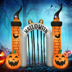 Halloweenská dekorace, oblouk 322 cm | vícebarevná č.1