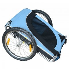 Přívěsný vozík za kolo pro psa | modro-černý č.3