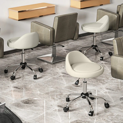 Ergonomická otočná stolička | bílá č.6