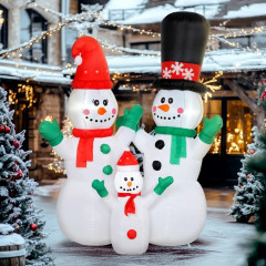 Nafukovací sněhulák, 1,8 m | vícebarevný č.1