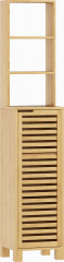 Vysoká koupelnová skříňka 34 x 30 x 170 cm | přírodní č.1