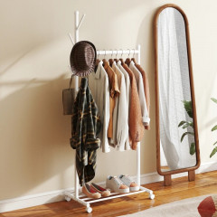 Pojízdný věšák na kabáty | bílý č.1