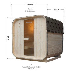Sudová sauna Nolvik | 180 x 185 x 194 cm č.2