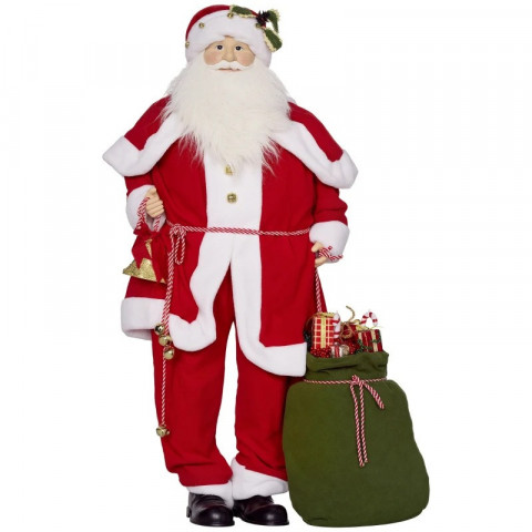 Pohyblivá figurka Santa Clause 140cm | červená č.7