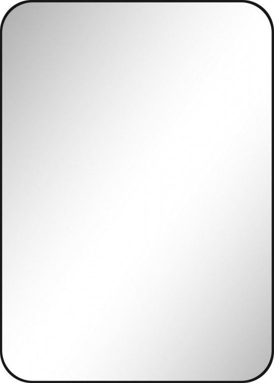 Koupelnové zrcadlo 50 x 70 cm | černé