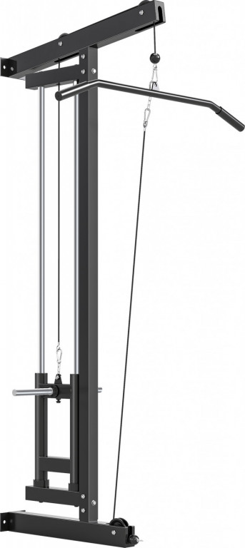 Fitness stanice pro montáž na stěnu | černá