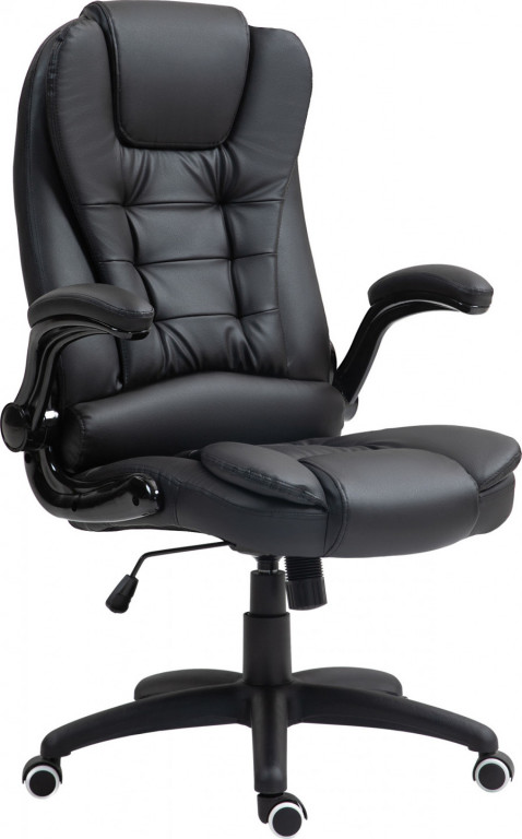 Ergonomická manažerská židle s houpací funkcí | černá