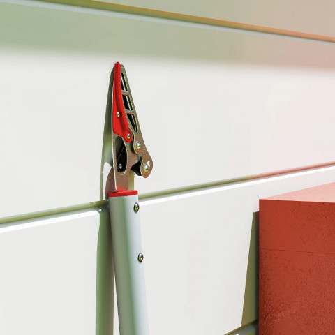 Nůžky na větve 1,8 m | stříbrné + červené č.6