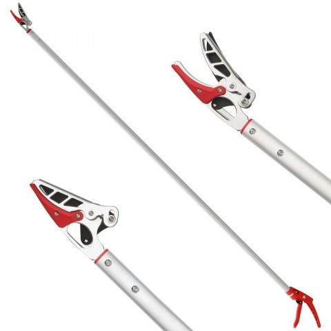 Nůžky na větve 1,8 m | stříbrné + červené č.7
