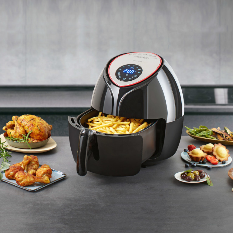 Horkovzdušná fritéza 1850 W | černá