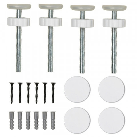 Bezpečnostní branka do dveří pro psy 75-115 cm | bílá č.5